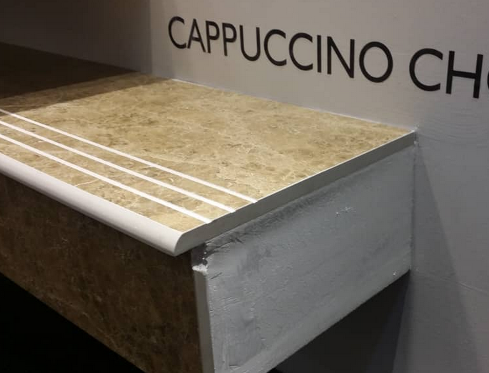 سنگ پله مرمریت کاپوچینو هرسین برای فضای باز