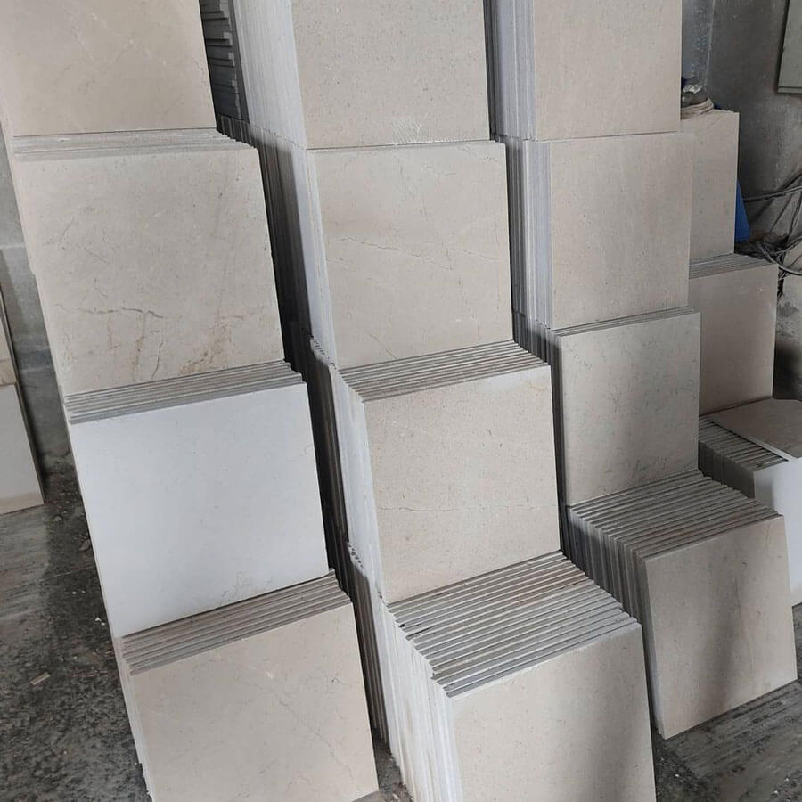 مرمریت هرسین 40*40 سفید و مقاوم در برابر ضربه