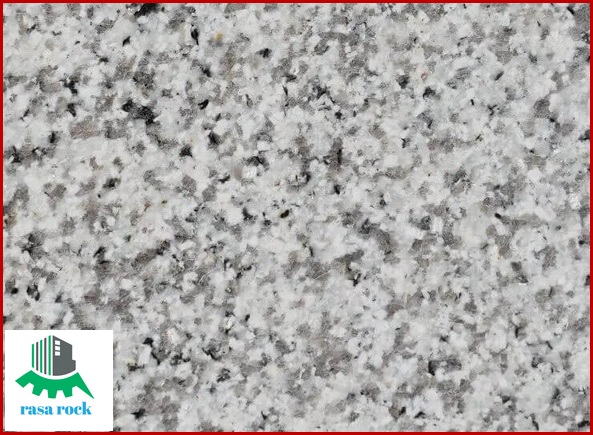 سنگ گرانیت سفید نطنز | خرید نوع گل پنبه ای